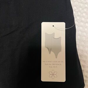 Plunging Sides Black Bodysuit